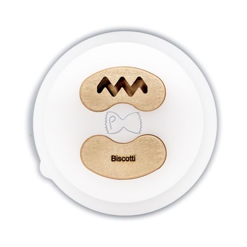 Pastidea - Backform aus Bronze und POM Kekse Spritzgepäck Biscotti kompatibel mit Philips Pasta Maker Avance und Serie 7000 von Pastidea