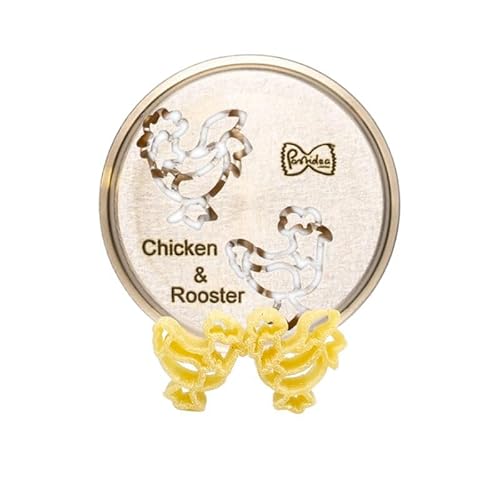 Pastidea - Matrize Zubehör Huhn Hühner Hahn Henne kompatibel mit Kenwood Pasta Fresca oder mit Adapter im Pastamaker Avance und anderen Nudelmaschinen Pastidea - Matrize Zubehör Huhn Hühner Hahn Henne kompatibel mit Kenwood Pasta Fresca oder mit Adapter im Pastamaker Avance und anderen Nudelmaschinen von Pastidea