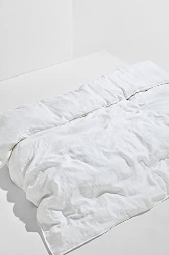 Pastille, Bettbezug Frank, 100% Flachs, Farbe: Weiß, 220 x 210 cm von Pastill