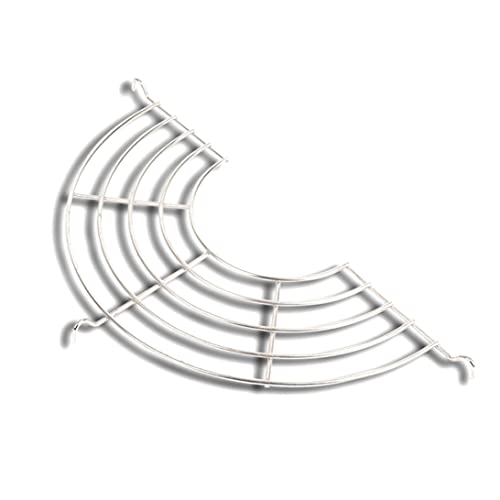 1pc Edelstahlöl Abfluss Frittierregal halbkreisförmiger Öl Abflussregal Krapfen Filteröl NET Home Back-Speiseöl Tropffilter (28 cm), Kühlregal Tempura von Pastoralist