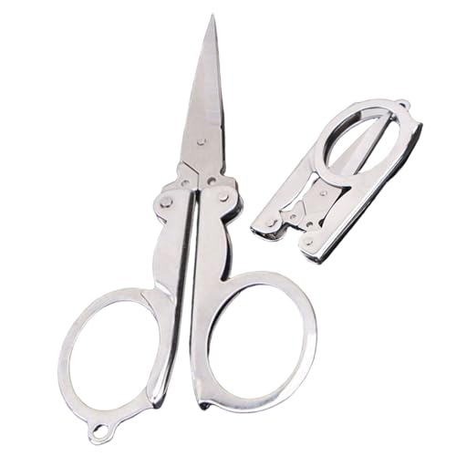2pcs Reiseschere, hängbare und tragbare Metallfaltungsschere Mini, perfekt für Handwerk, Camping, Angeln, Outdoor |.Mini 2pcs Reiseschere, hängbare und tragbare Metallfaltungsschere Mini, perfekt für Handwerk, Camping, Angeln, Outdoor |.Mini von Pastoralist