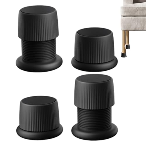 Bett Risers 4PCs Nicht-rutschfeste Möbelsteigers erhöhte Größe Selbstkleber Fixierer für Tisch, Sofa, Stuhl und Schreibtisch | Möbelpolster von Pastoralist