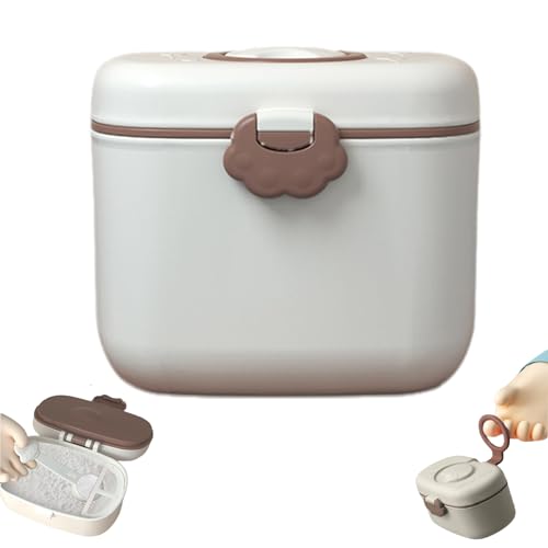 Formelbehälter, um 18, 6 oz sicher BPA kostenloser Baby Formel Feuchtigkeitsdicht versiegelter Reisebehälter mit Griff ＆ Löffel für Kleinkind -Reisen im Freien, Weihnachtsdekorationen von Pastoralist
