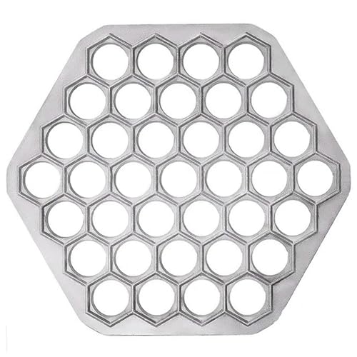 Ravioli Maker, 9, 8 '' Hexagon Ravioli Form, 37 Löcher wiederverwendbarer Aluminiumlegierungsturm -Knödel Maker für Heimrestaurants -Knödel Making |.Schimmel Ravioli Maker, 9, 8 '' Hexagon Ravioli Form, 37 Löcher wiederverwendbarer Aluminiumlegierungsturm -Knödel Maker für Heimrestaurants -Knödel Making |.Schimmel von Pastoralist