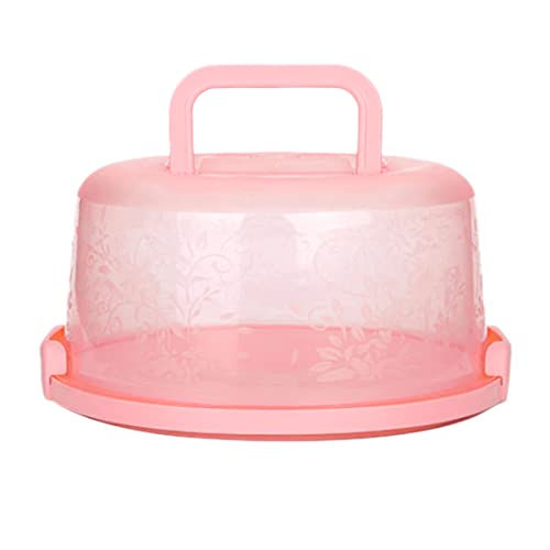 Tragbarer Kuchenbox -Trägerhandle Container Kuchen Aufbewahrung Cupcake Runde Transportlid -Clip -Schloss Tragbarer Kuchenbox -Trägerhandle Container Kuchen Aufbewahrung Cupcake Runde Transportlid -Clip -Schloss von Pastoralist