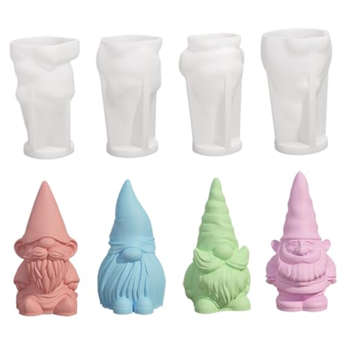 Weihnachtsformen, Kerzenform 4PCS 3D Gnom-förmige Weihnachtskerze-Formen 4-Stil-DIY-freundliches Silikon Nicht-Stick Easy Release Gnome Form für, Seife, Handwerk und mehr Weihnachtsformen, Kerzenform 4PCS 3D Gnom-förmige Weihnachtskerze-Formen 4-Stil-DIY-freundliches Silikon Nicht-Stick Easy Release Gnome Form für, Seife, Handwerk und mehr von Pastoralist