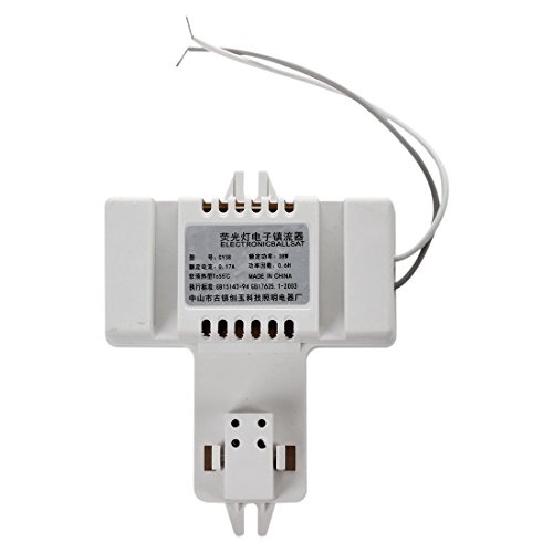 Pasyauer WeißE Kunststoffschale 4 Pin 2D RöHrenlampe Leuchtstoff VorschaltgeräT AC 220V 0.19A 38W Pasyauer WeißE Kunststoffschale 4 Pin 2D RöHrenlampe Leuchtstoff VorschaltgeräT AC 220V 0.19A 38W von Pasyauer