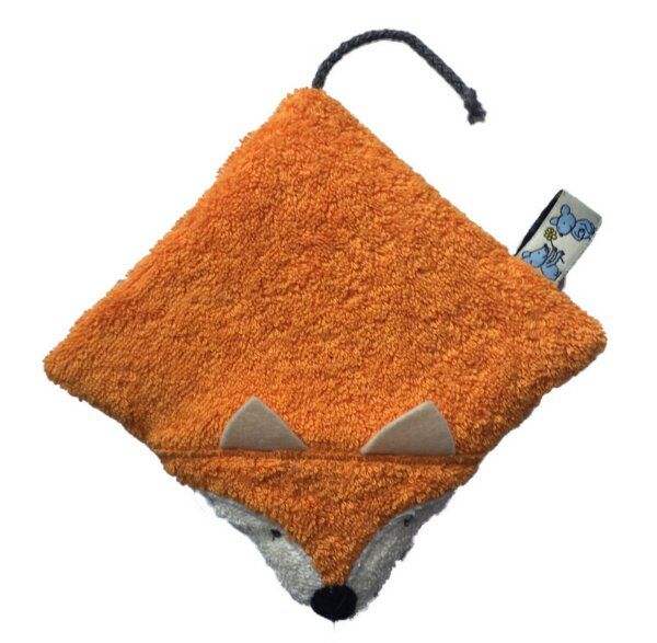Pat und Patty Wärmekissen "Fuchs",100 % Baumwolle Frottee und Rückseite aus Popelin Punkte/Dots aus kontrolliert biologischem Anbau von Pat und Patty