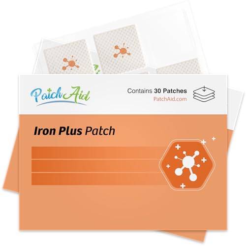 Patch Aid Iron Plus Topical Patch von PatchAid (30 Tage Vorrät) (weiß) von Patch Aid