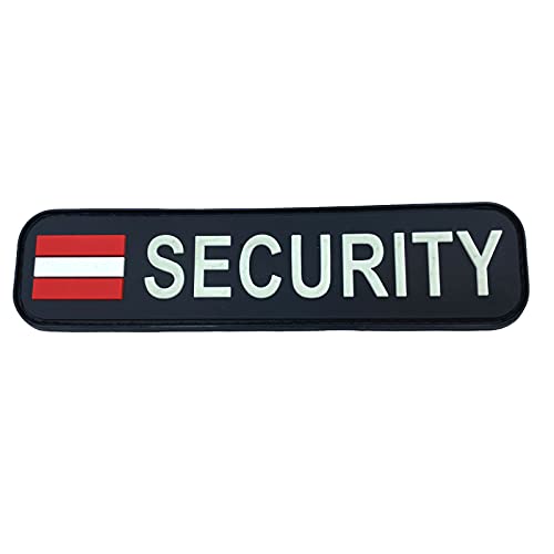 Österreich Österreichisch Security Leuchten im Dunkeln PVC Airsoft Paintball Klettverschluss-Flecken Cosplay Patch von Patch Nation