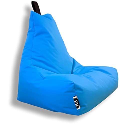 PATCH HOME Patchhome Lounge Sessel XL Gamer Sessel Sitzsack Sessel Sitzkissen In & Outdoor geeignet fertig befüllt | XL - Königsblau - in 2 Größen und 25 Farben von PATCH HOME
