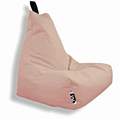 PATCH HOME Patchhome Lounge Sessel XL Gamer Sessel Sitzsack Sessel Sitzkissen In & Outdoor geeignet fertig befüllt | XL - Beige - in 2 Größen und 25 Farben von PATCH HOME