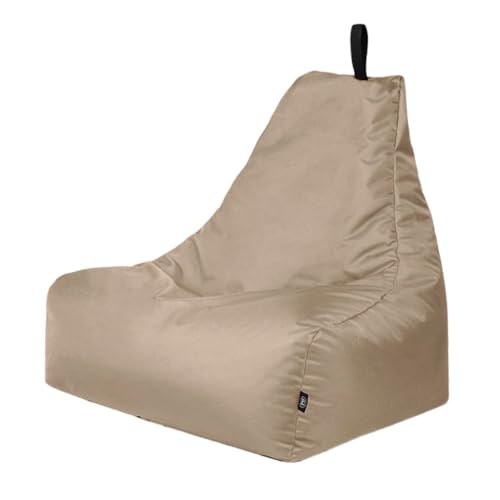 PATCH HOME Patchhome Lounge Sessel XXL Gamer Sessel Sitzsack Sessel Sitzkissen In & Outdoor geeignet fertig befüllt | XXL - Beige - in 2 Größen und 25 Farben von PATCH HOME