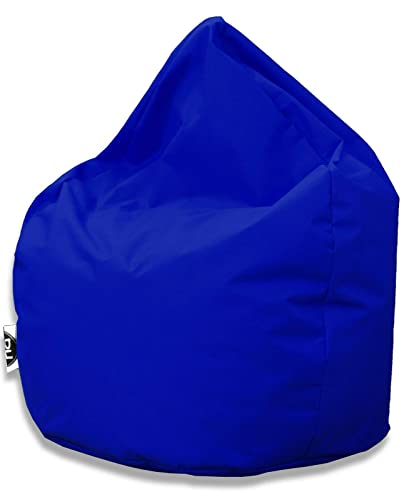 PATCH HOME Patchhome Sitzsack Tropfenform - Blau für In & Outdoor XL 300 Liter - mit Styropor Füllung in 25 versch. Farben und 3 Größen von PATCH HOME