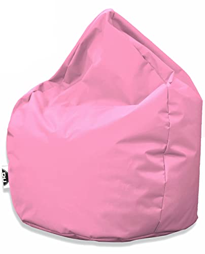 PATCH HOME Patchhome Sitzsack Tropfenform - Hell Rosa für In & Outdoor XL 300 Liter - mit Styropor Füllung in 25 versch. Farben und 3 Größen von PATCH HOME