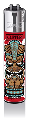 PatchouliWorld Clipper Feuerzeug - Edition Tikal Maske - 4 Verschiedene Motive - Comic #3 von PatchouliWorld