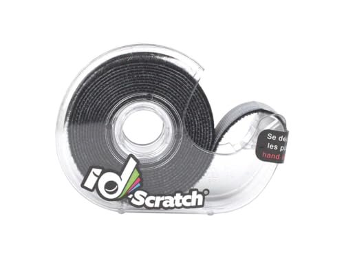 Patchsee ID-SCRATCH, vorperforiertes Befestigungsband für Kabel,Box, 2,0 m, Dark Black von Patchsee ID-SCRATCH