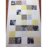 Foto Decke.1st Jahrestag Geschenk.hochzeit Geschenk.hochschulabschluss Geschenk.besonderes Geschenk Für Mama.geschenk Freundin. Papa von PatchworkPhotoQuilts