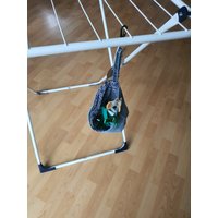 Klammerbeutel, Wäscheklammerbeutel, Wäscheklammertasche, Outdoor Wäscheklammerkörbchen, Camper, Utensilo von PatchworkSeibt