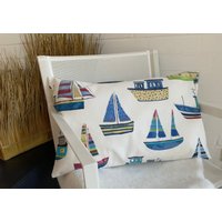 Kissenbezug 40x60cm Clarke Und Canvas Schiffe Boote Maritim von Patchworkschmiede