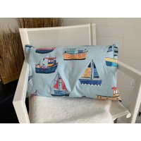 Kissenbezug Clarke Und Canvas Designerstoff Mit Boote Schiffe 60x40cm von Patchworkschmiede