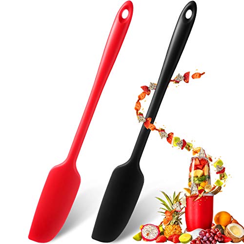 2 Stücke Lange Griff Silikon Krug Spatel Antihaft Gummi Schaber Hitzebeständig Spatel Silikon Schaber für Gläser, Smoothies, Mixer Kochen Backen Rühren Mischwerkzeuge 2 Stücke Lange Griff Silikon Krug Spatel Antihaft Gummi Schaber Hitzebeständig Spatel Silikon Schaber für Gläser, Smoothies, Mixer Kochen Backen Rühren Mischwerkzeuge von Patelai