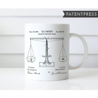 Scale Of Justice Law School Graduate Gift For Graduation Gifts Lawyer Mug Future Present P099 von PatentPress