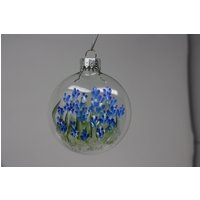 Handbemalte Glasscheibe, Weihnachtsschmuck, Ornament in Form Von Texas Bluebonnet, Gartenliebhaber, Geschenk Für Gartenliebhaber Handbemalte Glasscheibe, Weihnachtsschmuck, Ornament in Form Von Texas Bluebonnet, Gartenliebhaber, Geschenk Für Gartenliebhaber von Paterica2