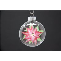 Handbemalte Glasscheibe Christbaumschmuck, Roter Weihnachtsstern, Gartenschmuck, Gartenparty Handbemalte Glasscheibe Christbaumschmuck, Roter Weihnachtsstern, Gartenschmuck, Gartenparty von Paterica2