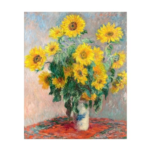 Pathos Studio CLAUDE MONET – Bouquet Of Sunflowers (Giclée Kunstdruck) 41,9 x 59,4 cm [A2] von Pathos Studio
