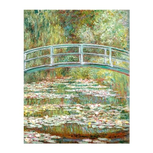 Pathos Studio CLAUDE MONET – Brücke über einen Teich von Seerosen (Giclée Kunstdruck) 12,7 x 17,8 cm von Pathos Studio