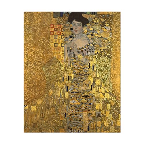 Pathos Studio Gustav Klimt - Porträt von Adele Bloch-Bauer I (Die Dame in Gold) (Giclée Kunstdruck) 21,1 x 29,7 cm [A4] von Pathos Studio