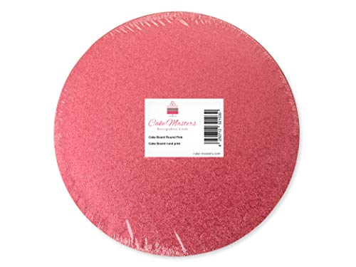 Pati-Versand Cakeboard rund 35cm pink von Pati-Versand