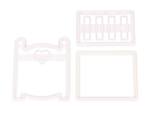 Pati-Versand Ausstecher-Set Wiege Babybett, 3tlg von Pati-Versand