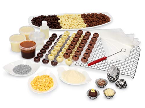 Pati-Versand Pralinenset | Komplett-Set für die eigene Pralinenproduktion | Inklusive Rezepte | Zum Selbermachen Pati-Versand Pralinenset | Komplett-Set für die eigene Pralinenproduktion | Inklusive Rezepte | Zum Selbermachen von Pati-Versand