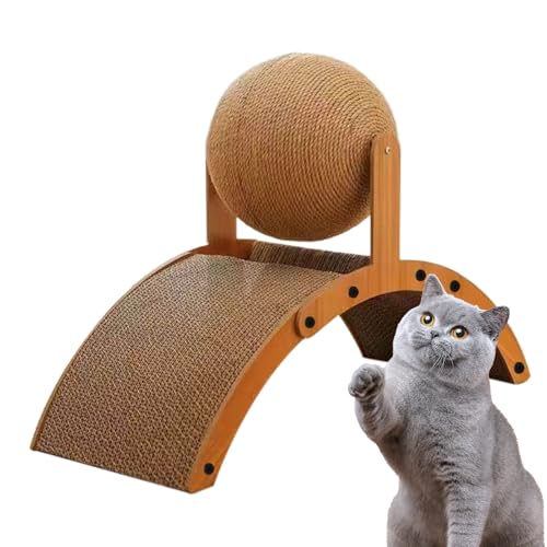 Patifirst Für Katzen,Abriebfeste Krallenschärfer - Interaktives Kätzchen Spiel Mit Wellenbase Vertikalkratzer Für Fenster Wohnung Zuhause Mehrkatzenhaushalt & Draußen Patifirst Für Katzen,Abriebfeste Krallenschärfer - Interaktives Kätzchen Spiel Mit Wellenbase Vertikalkratzer Für Fenster Wohnung Zuhause Mehrkatzenhaushalt & Draußen von Patifirst
