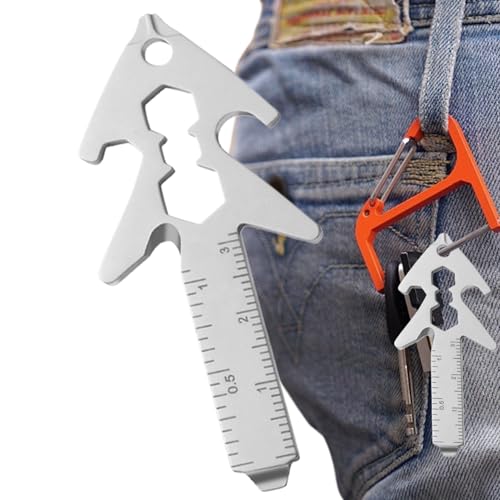 Patifirst Kompaktes,Flaschenöffner 8-in-1 Multifunktions-Schraubendreher - Griffbereite Hilfe Tragbares Robustes Utensil Für Damen Herren Eltern von Patifirst