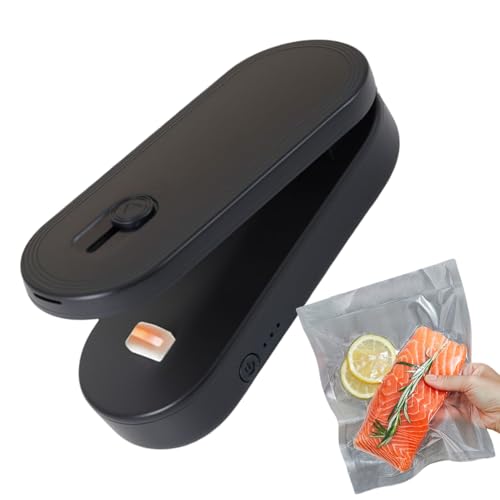 Patifirst Mini-Beutelversiegelung | USB-Aufladbares Verpackungswerkzeug Für Lebensmittel | Kleines Schließ Und Schneid Werkzeug für Zuhause Reisen Auto Camping Mahlzeiten Vorbereitung Fleisch Snacks Patifirst Mini-Beutelversiegelung | USB-Aufladbares Verpackungswerkzeug Für Lebensmittel | Kleines Schließ Und Schneid Werkzeug für Zuhause Reisen Auto Camping Mahlzeiten Vorbereitung Fleisch Snacks von Patifirst