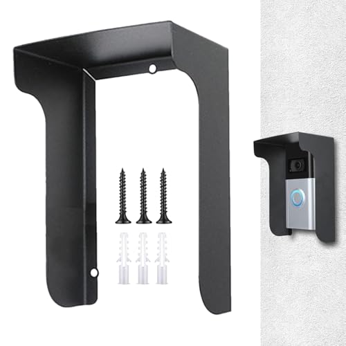 Patifirst Ring Türklingel Abdeckplatte - Chime Ring Klingel Montageplatte,Ersatzhalterung Mit Wasserdichtem Design Für Haustür Wand Außenbereich von Patifirst