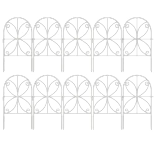 Patifirst Tierabwehr- 10 Stück Rostfreier Metall-als Beetumrandung - Stabile Rasenkante Witterungsbeständig Gartengestaltung Außendekor Temporäre Begrenzung Patifirst Tierabwehr- 10 Stück Rostfreier Metall-als Beetumrandung - Stabile Rasenkante Witterungsbeständig Gartengestaltung Außendekor Temporäre Begrenzung von Patifirst