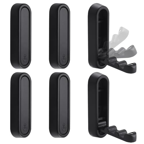 Patioer Klappbare Wandhaken, 6 Stück Faltbare Kleiderhaken, Schwerlast-Klapphaken zum Aufhängen von Mänteln, Handtüchern, Hüten, Rucksäcken, Schwarz Patioer Klappbare Wandhaken, 6 Stück Faltbare Kleiderhaken, Schwerlast-Klapphaken zum Aufhängen von Mänteln, Handtüchern, Hüten, Rucksäcken, Schwarz von Patioer