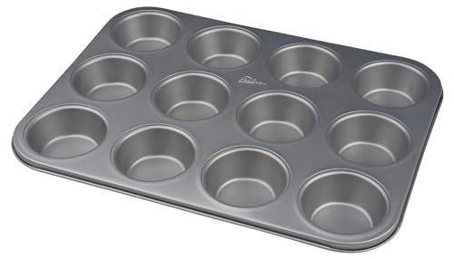 patisse 3634 Muffinform 12er, Stahl, Silber, 12-er von patisse