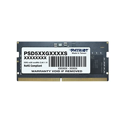 Patriot Memory 32G48002S Memory Module 32 Gb 1 X 32 Gb Ddr5 4800 MHz, PSD532G48002S von Patriot Memory