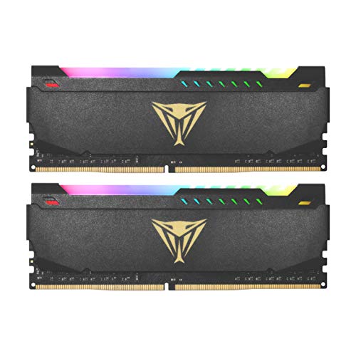 Patriot Memory Viper Steel PVSR464G360C8K RGB DDR4 RAM 64 GB (2 x 32 GB) 3600 MHz CL18 UDIMM Desktop Gaming Memory Kit von Patriot Memory