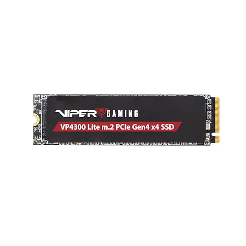Patriot Memory Viper VP4300 Lite 1TB M.2 PCIe Gen4 x4 SSD Kompatibel mit PS5 von Patriot Memory