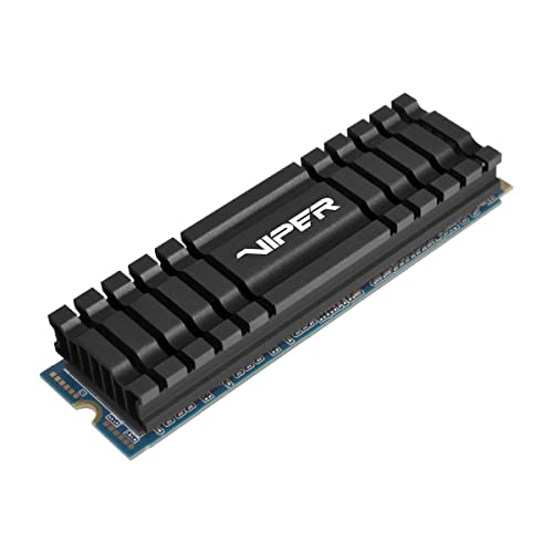 Patriot Memory Viper VPN110 M.2 2280 PCIe 512GB - Interne SSD mit Kühlkörper - NVMe PCIe Gen3 x 4 - M.2 2280 - Solid State Drive VPN110-512GM28H von Patriot Memory
