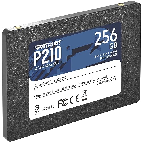 Patriot P210 Interne Solid State Drive 256GB SSD SATA 3 2,5 Zoll von Patriot Memory