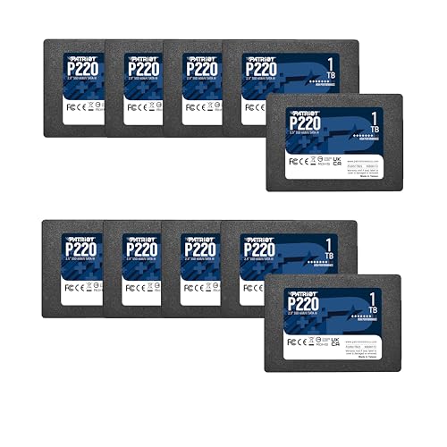 Patriot P220 1TB interne SSD - SATA 3 2.5" - Solid State Drive - P220S1TB2510 von Patriot Memory