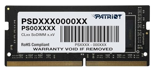 Patriot Signature Series DDR4 32GB (1 x 32GB) 3200MHz (PC4-25600) SODIMM Single Arbeitsspeicher von Patriot Memory