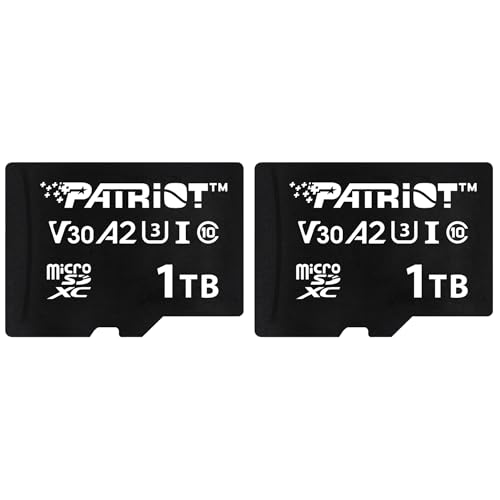 Patriot VX-Serie 1 TB Micro SDXC V30 A2 UHS-I U3 4K UHD Speicherkarte 2er Pack - PSF1TBVX32MCX2 Patriot VX-Serie 1 TB Micro SDXC V30 A2 UHS-I U3 4K UHD Speicherkarte 2er Pack - PSF1TBVX32MCX2 von Patriot Memory